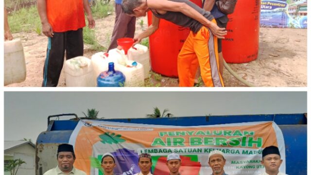 Ketua Dewan Instruktur Lembaga Satuan Keluarga Madura Kabupaten Kayong Utara Distribusikan 70 Ribu Liter Air Bersih di Kayong Utara*